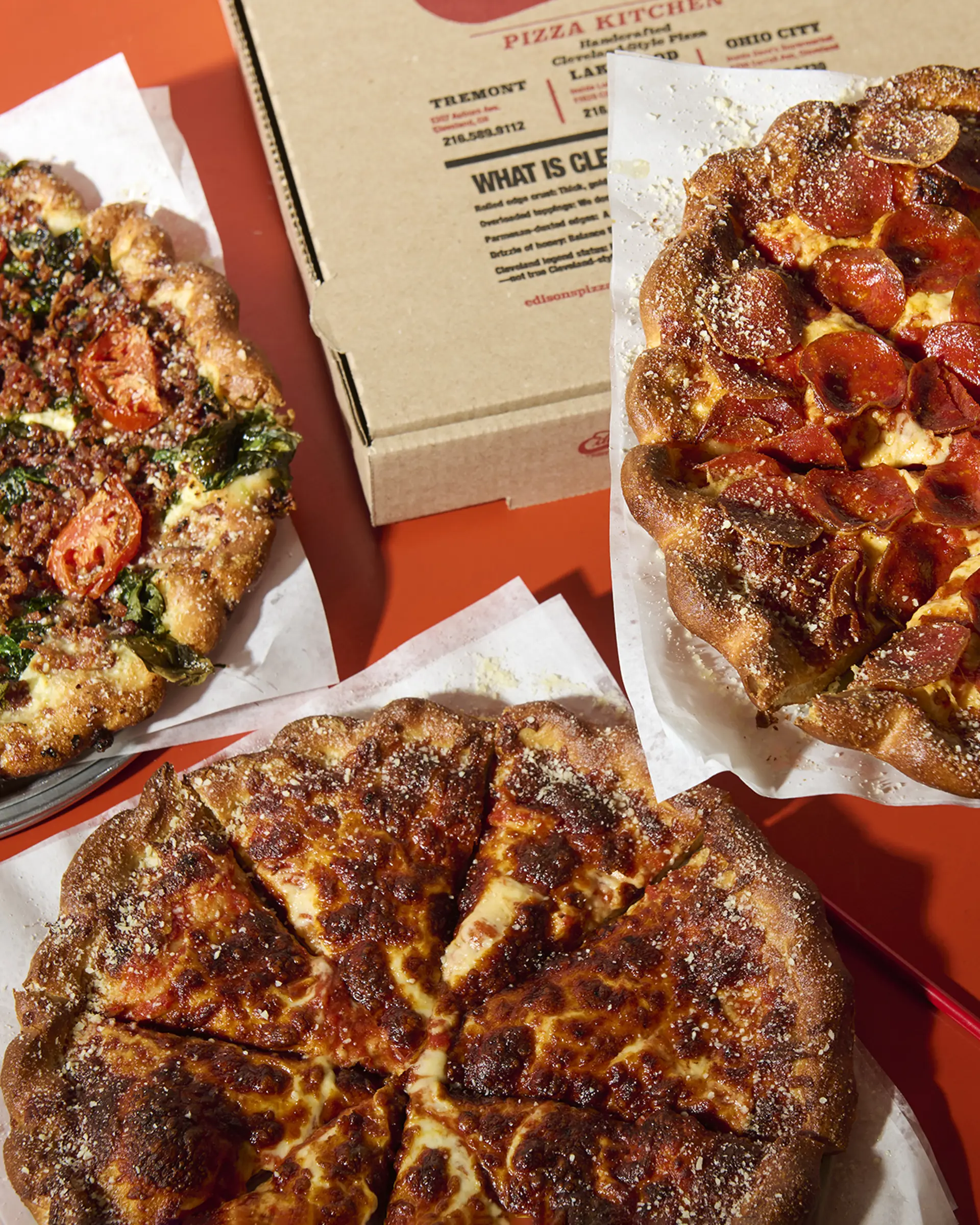 Edison's Pizza nostalgia classic in tremont dining food northeast ohio 