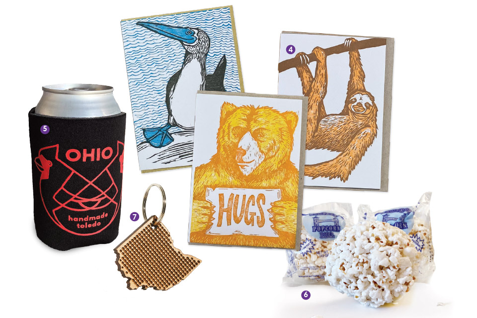 Ohio-themed meeting gifts 4 through 7 (photo by Rachael Jirousek)
