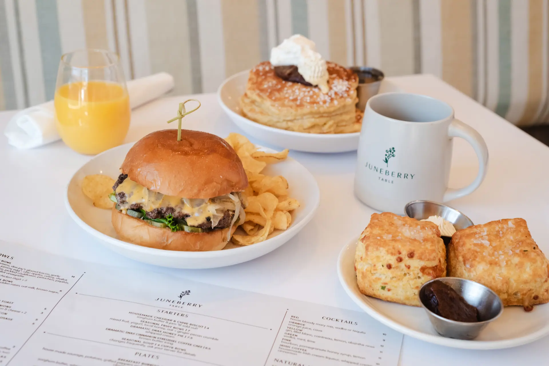 Juneberry Table breakfast restaurant in Ohio City on Lorain Avenue from chef Karen Small