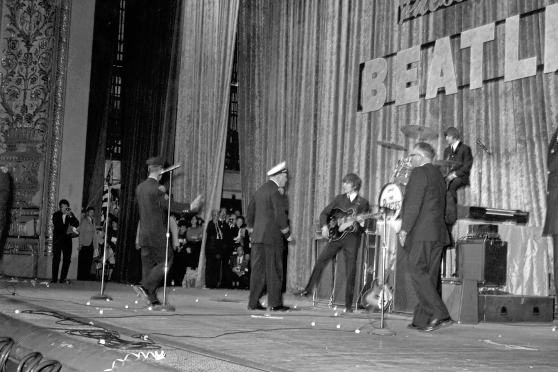 1964: Cleveland Police Order the Beatles Off Stage After Beatlemania Erupts