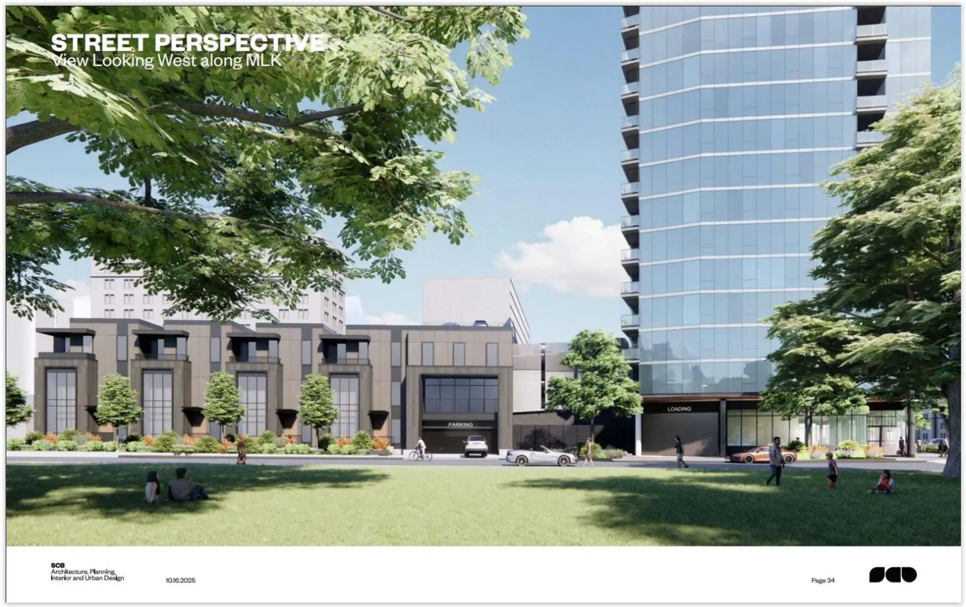 PLANNED FOR A FOLLOW-ON PHASE 1B OF THE EAST STOKES BLOCK ARE UP TO FIVE TOWNHOMES ALONG MARTIN LUTHER KING JR. BOULEVARD.