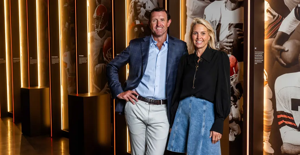 JW Johnson and Whitney Haslam Johnson are shaping the future of the Browns. | Photographed by Ken Blaze