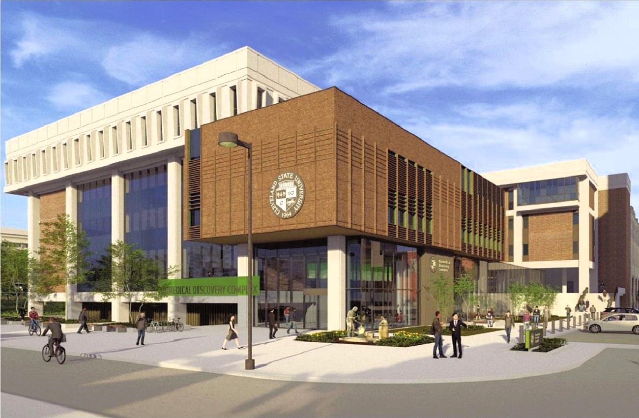 A rendering of the proposed second phase of the Biomedical Discovery Complex.