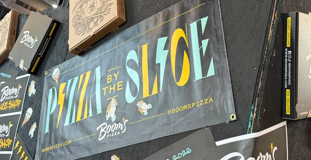 Courtesy of Boom's Pizza