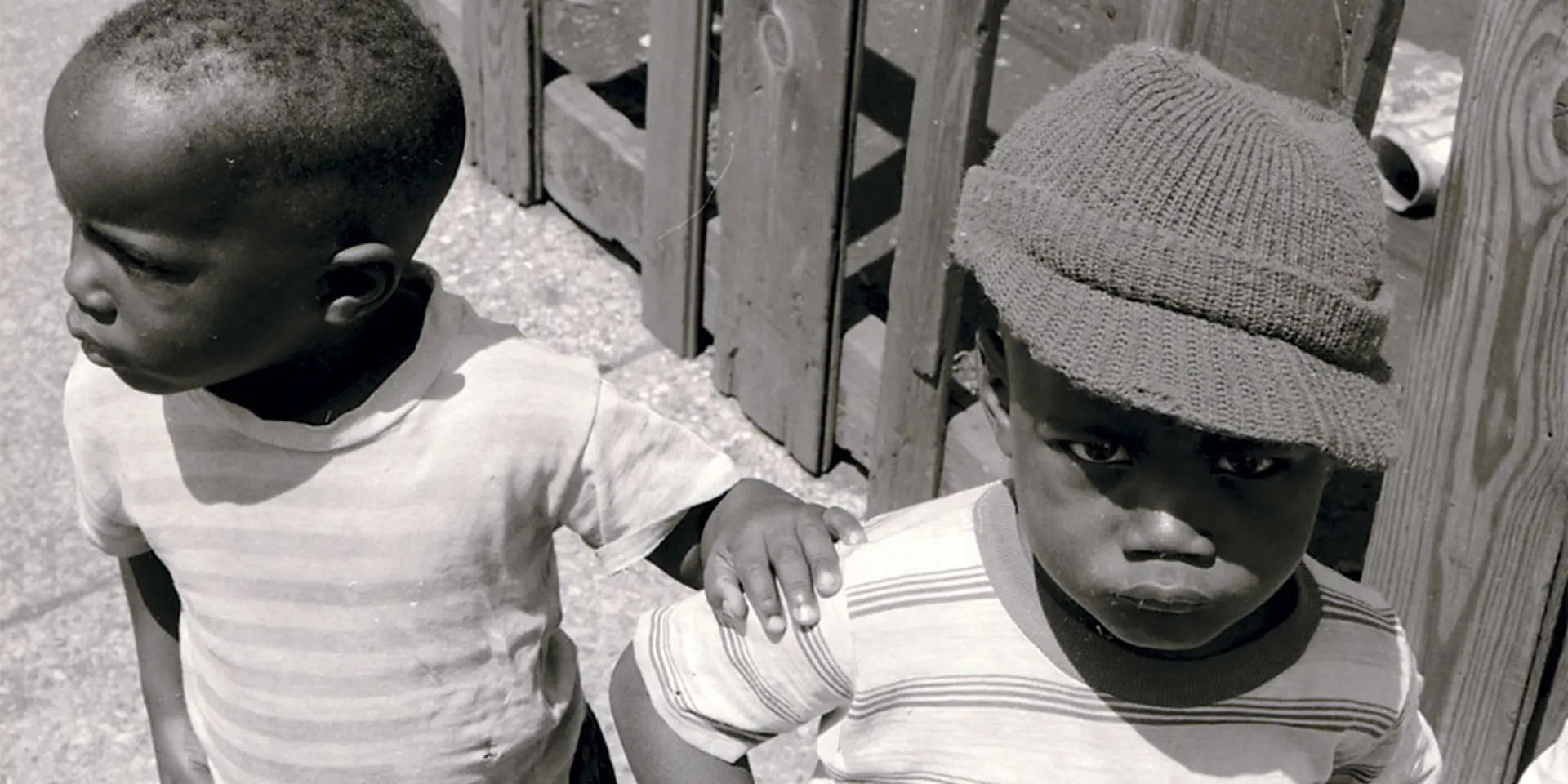 Two Boys 1947-1955. | PHOTOGRAPHED BY JASPER WOOD