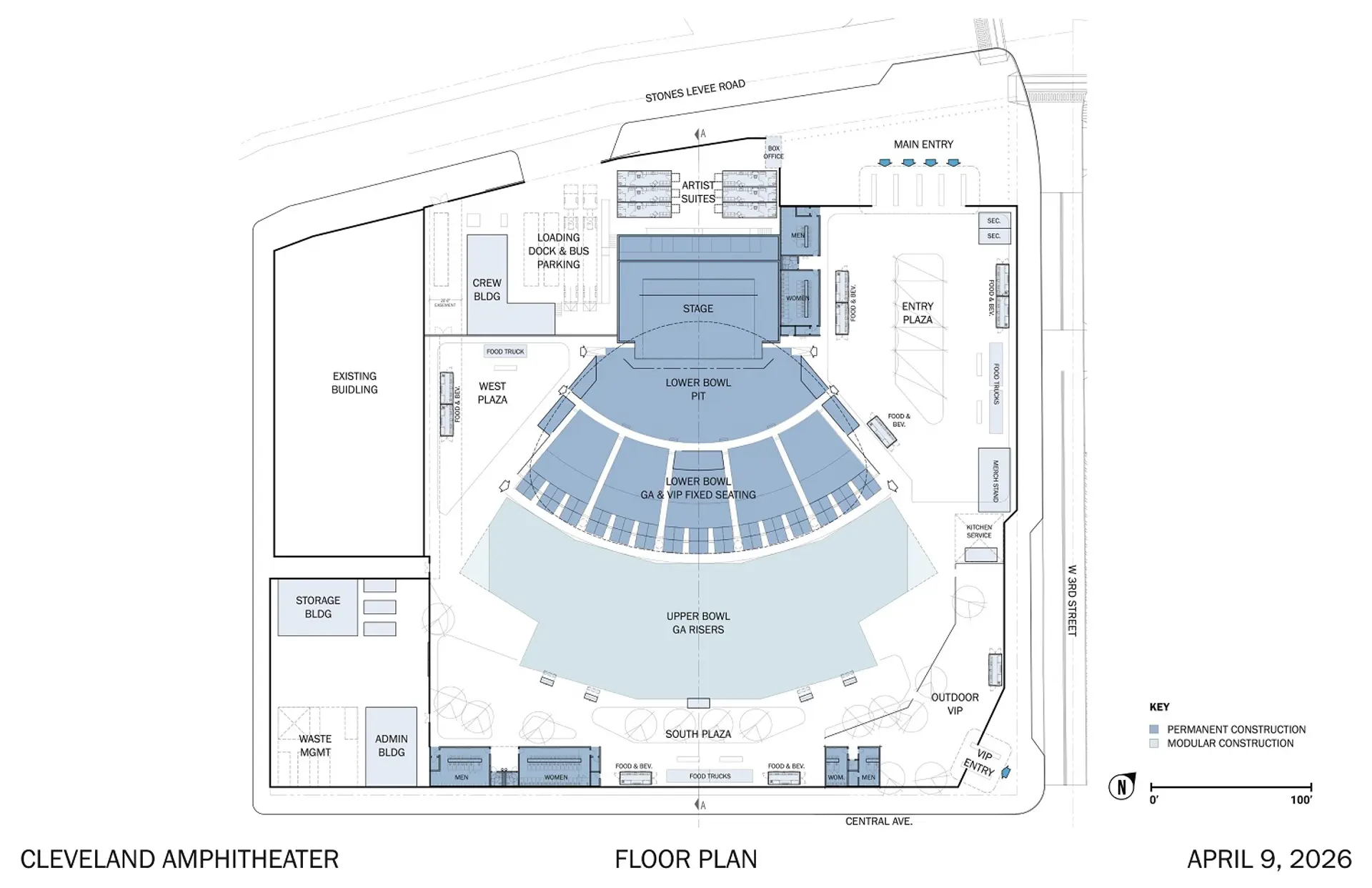 Bedrock, Cleveland Amphitheater