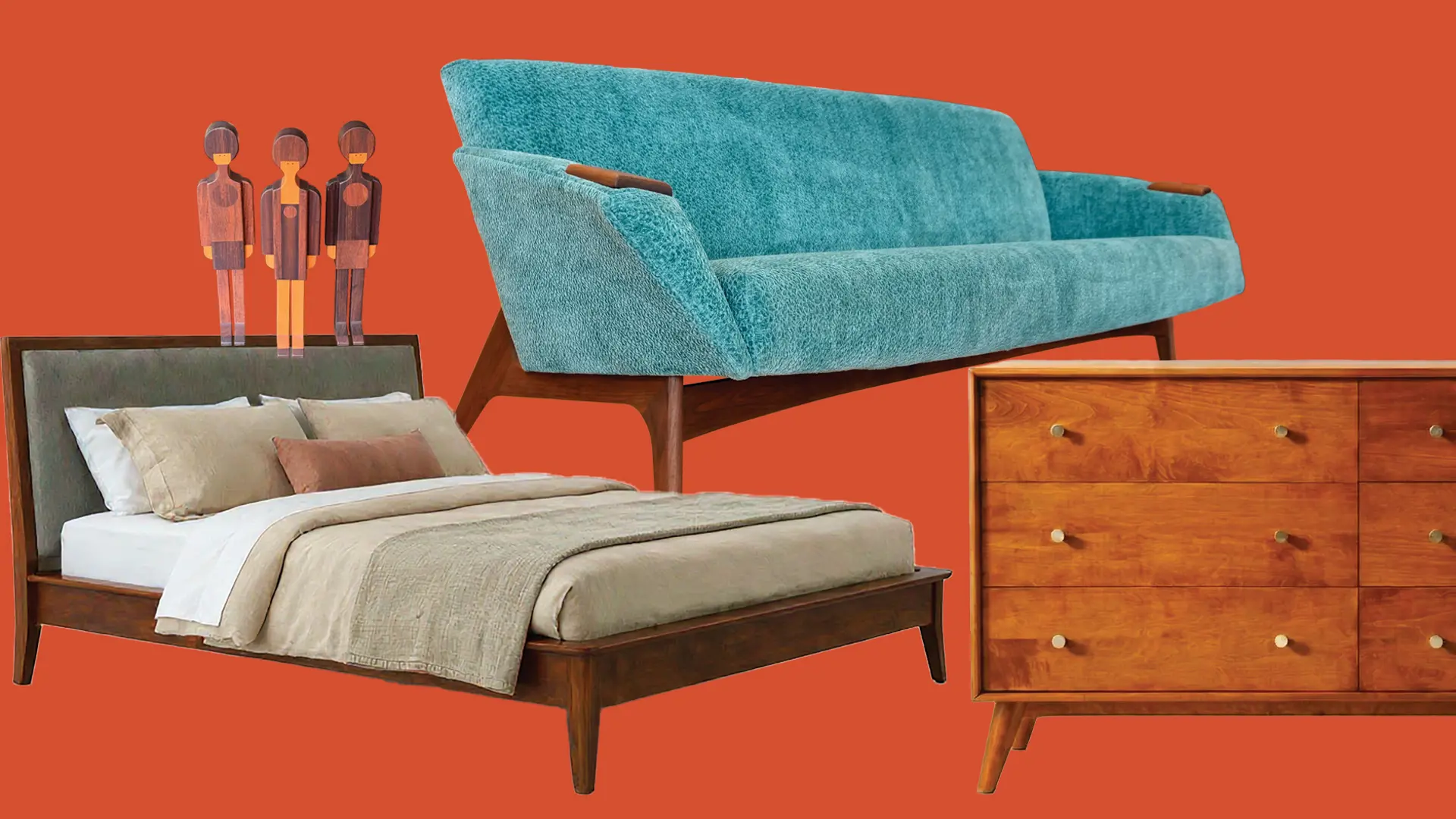 Courtesy Homestead Furniture, Courtesy Rook Modern, Courtesy Sweet Modern