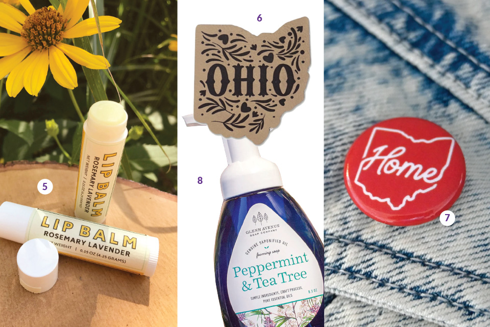 Ohio-themed meeting favors 5-8 (photos courtesy of businesses listed)