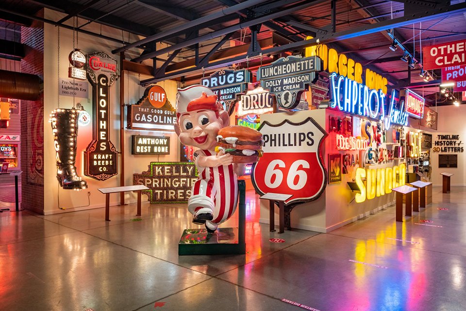 Big Boy Welcomes Visitors to the American Sign Museum in Cincinnati (photo courtesy of Wayne Clause Medium, American Sign Museum)