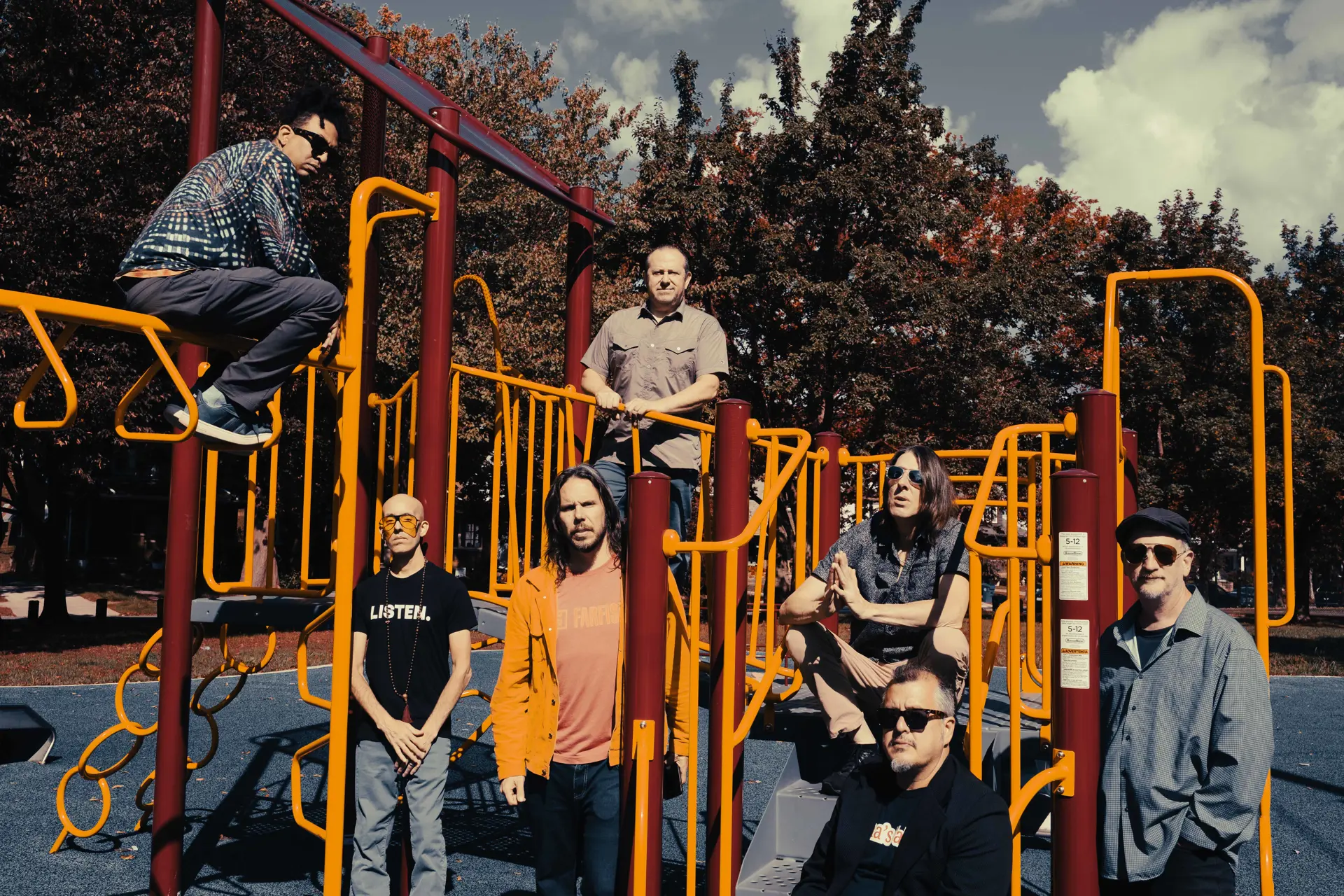 band on a playground