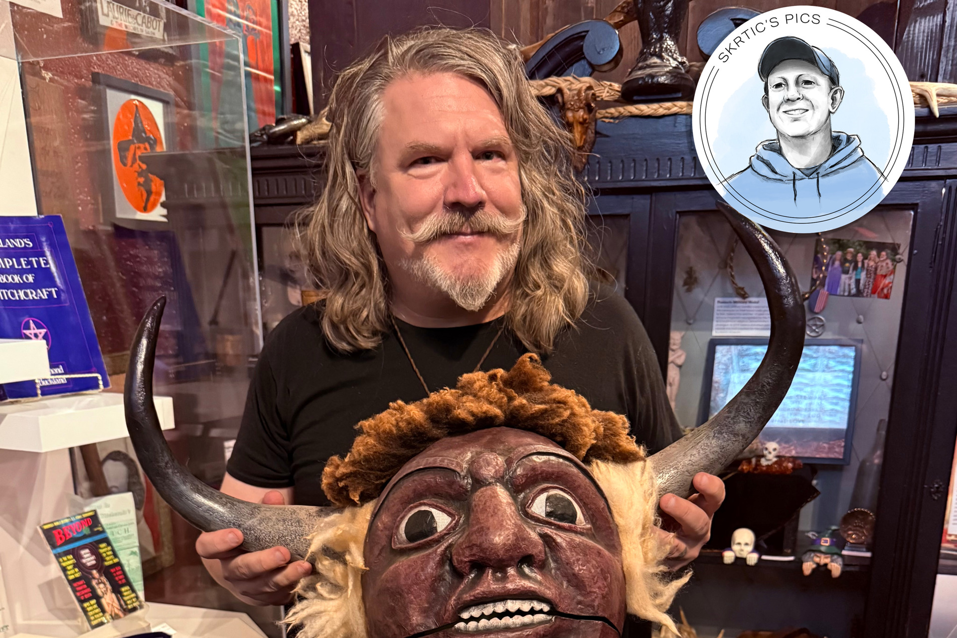 Skrtic's Pics: Mike Kubinski, Shaun Yasaki, Buckland Museum of Witchcraft & Magick