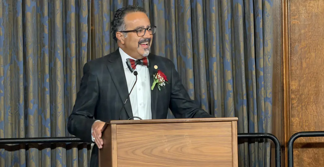 Lorain County Chamber of Commerce CEO Tony Gallo at the 2025 Business Hall of Fame & Community Leaders of the Year Awards