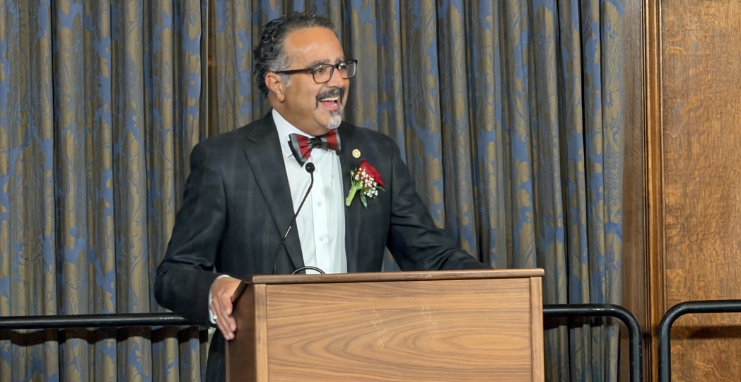 Lorain County Chamber of Commerce CEO Tony Gallo at the 2025 Business Hall of Fame & Community Leaders of the Year Awards