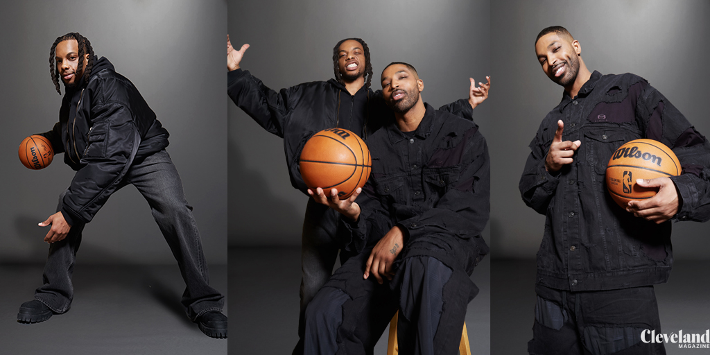 Darius Garland and Tristan Thompson by Casey Rearick