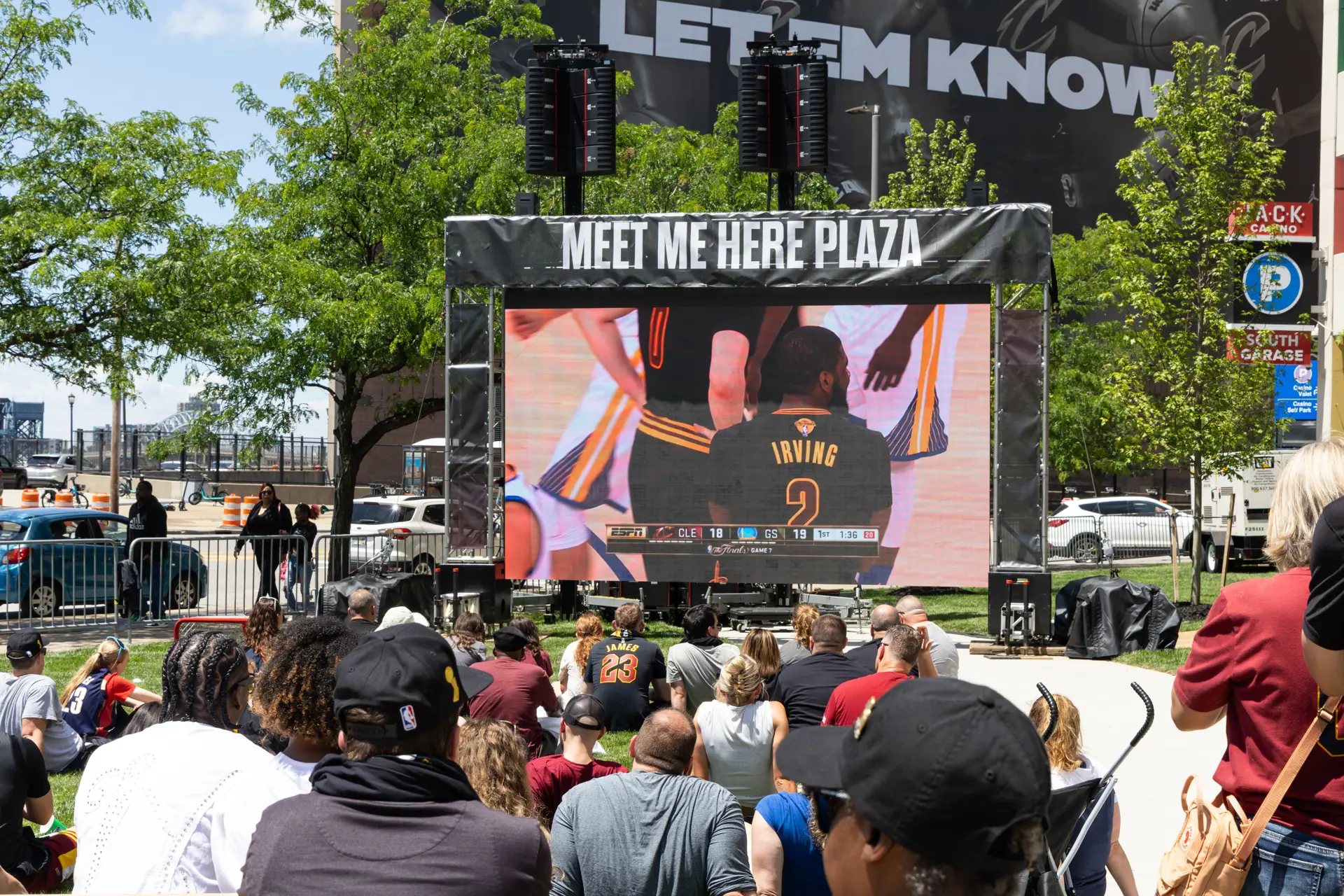The Cavaliers’ New Outdoor Basketball Court Commemorates Cleveland’s 2016 Championship Win