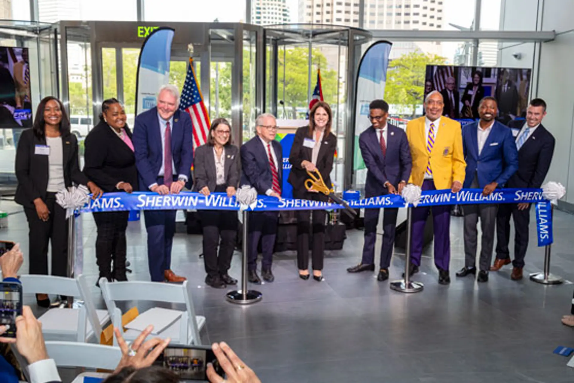 Shewin-Williams Groundbreaking in Downtown Cleveland