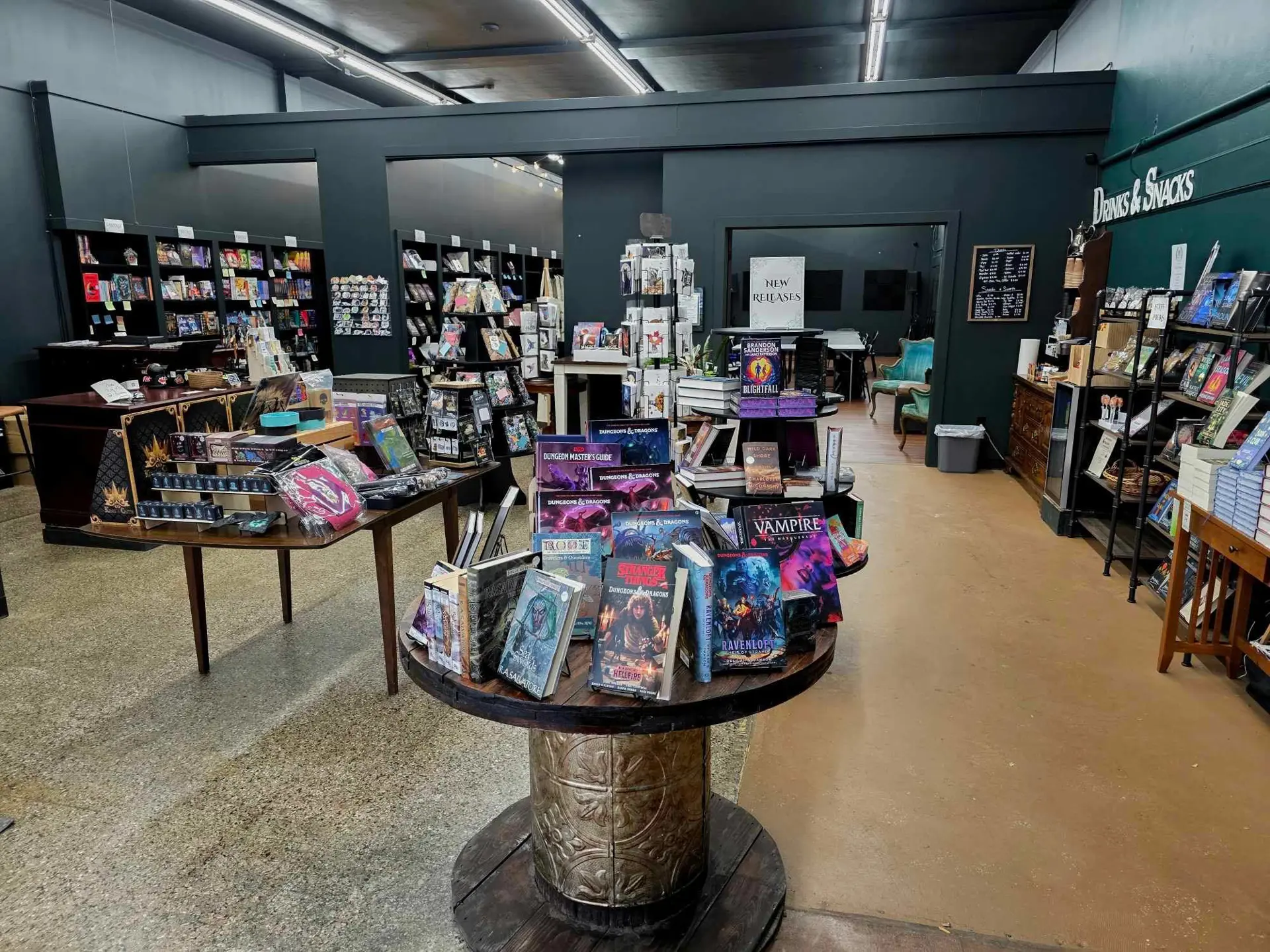 Bookstore interior