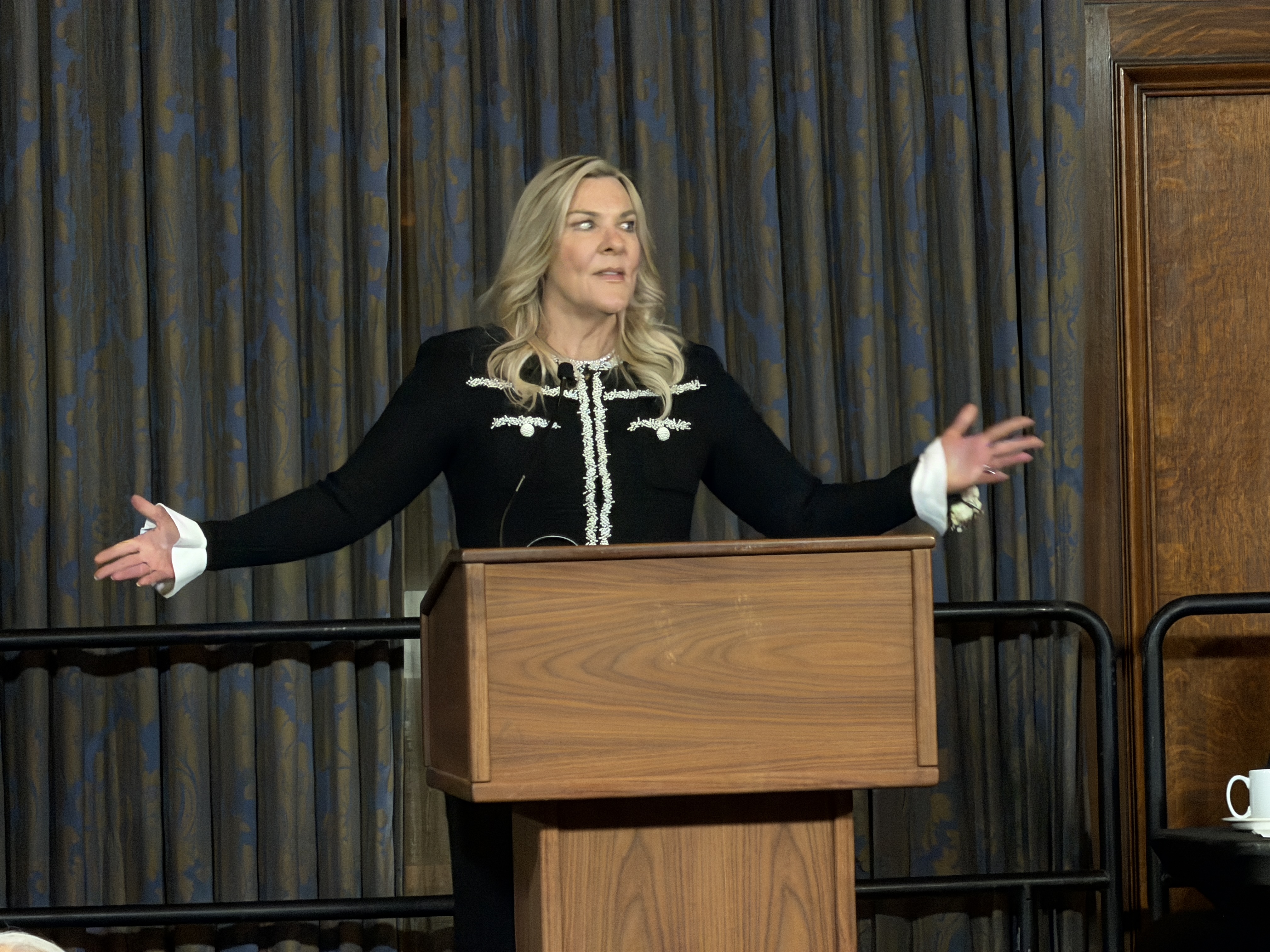 Progressive CEO Tricia Griffith 2025 Business Hall of Fame at the Union Club of Cleveland