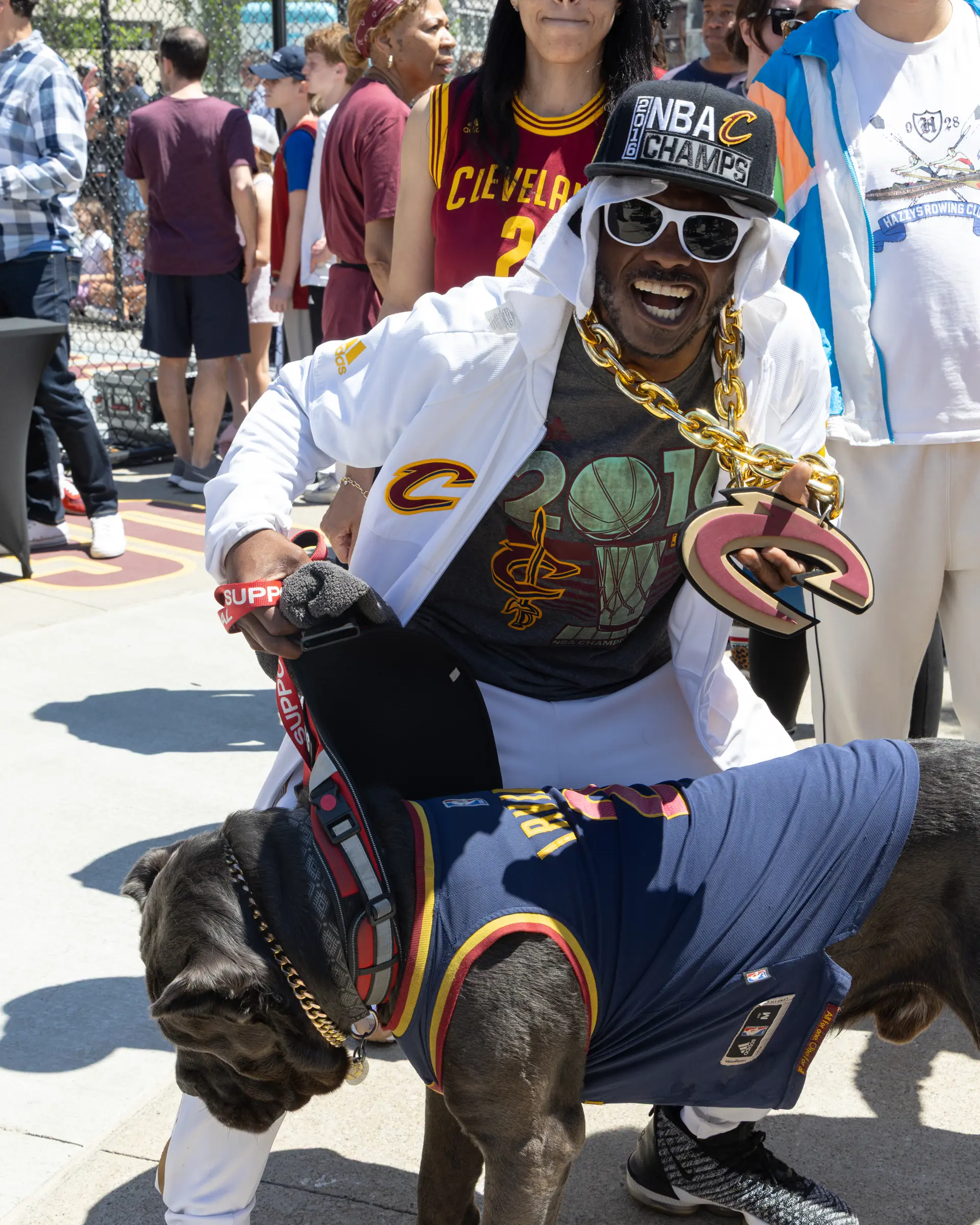 The Cavaliers’ New Outdoor Basketball Court Commemorates Cleveland’s 2016 Championship Win