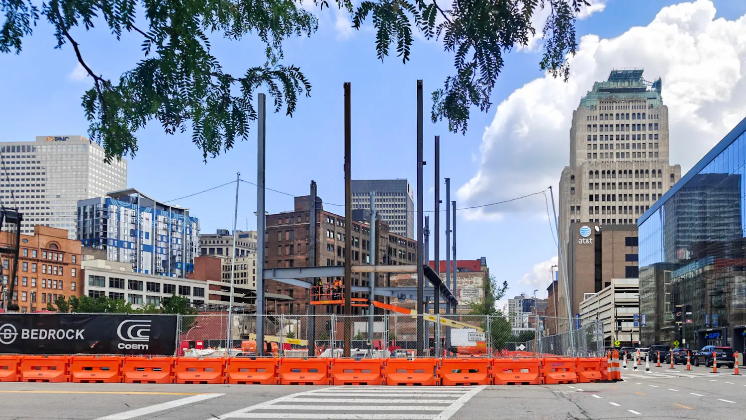 Cosm Starting To Rise in Downtown Cleveland