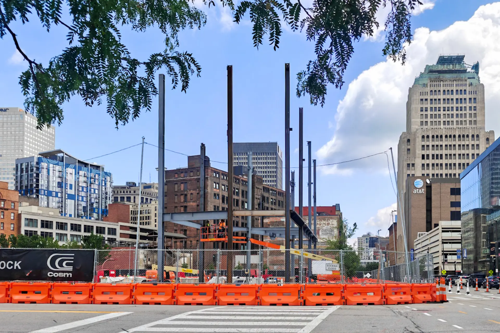 Cosm Starting To Rise in Downtown Cleveland