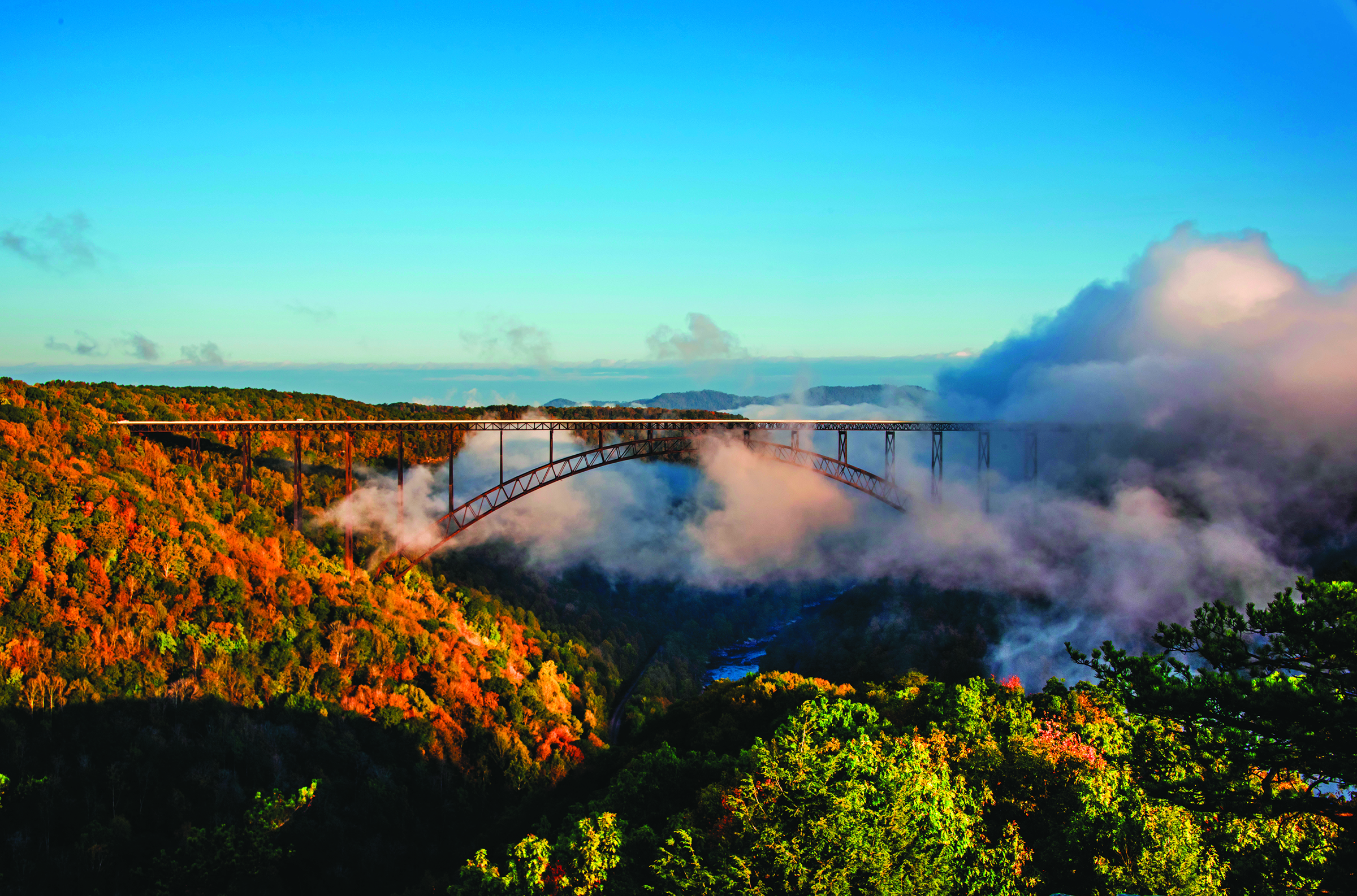 A fall landscape at New River Gorge National Park in West Virginia (photo Doug Lemons) A fall landscape at New River Gorge National Park in West Virginia (photo Doug Lemons)