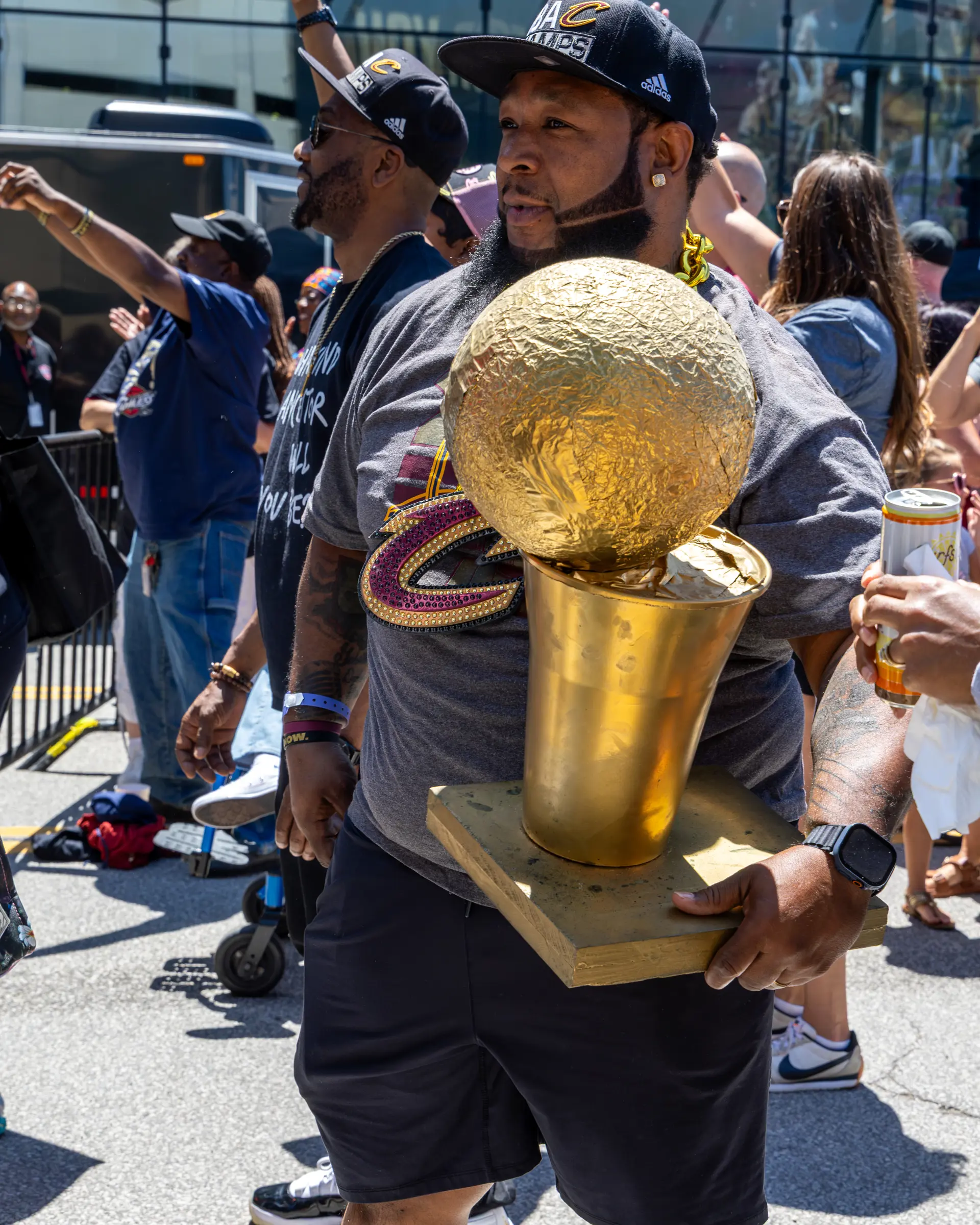 The Cavaliers’ New Outdoor Basketball Court Commemorates Cleveland’s 2016 Championship Win