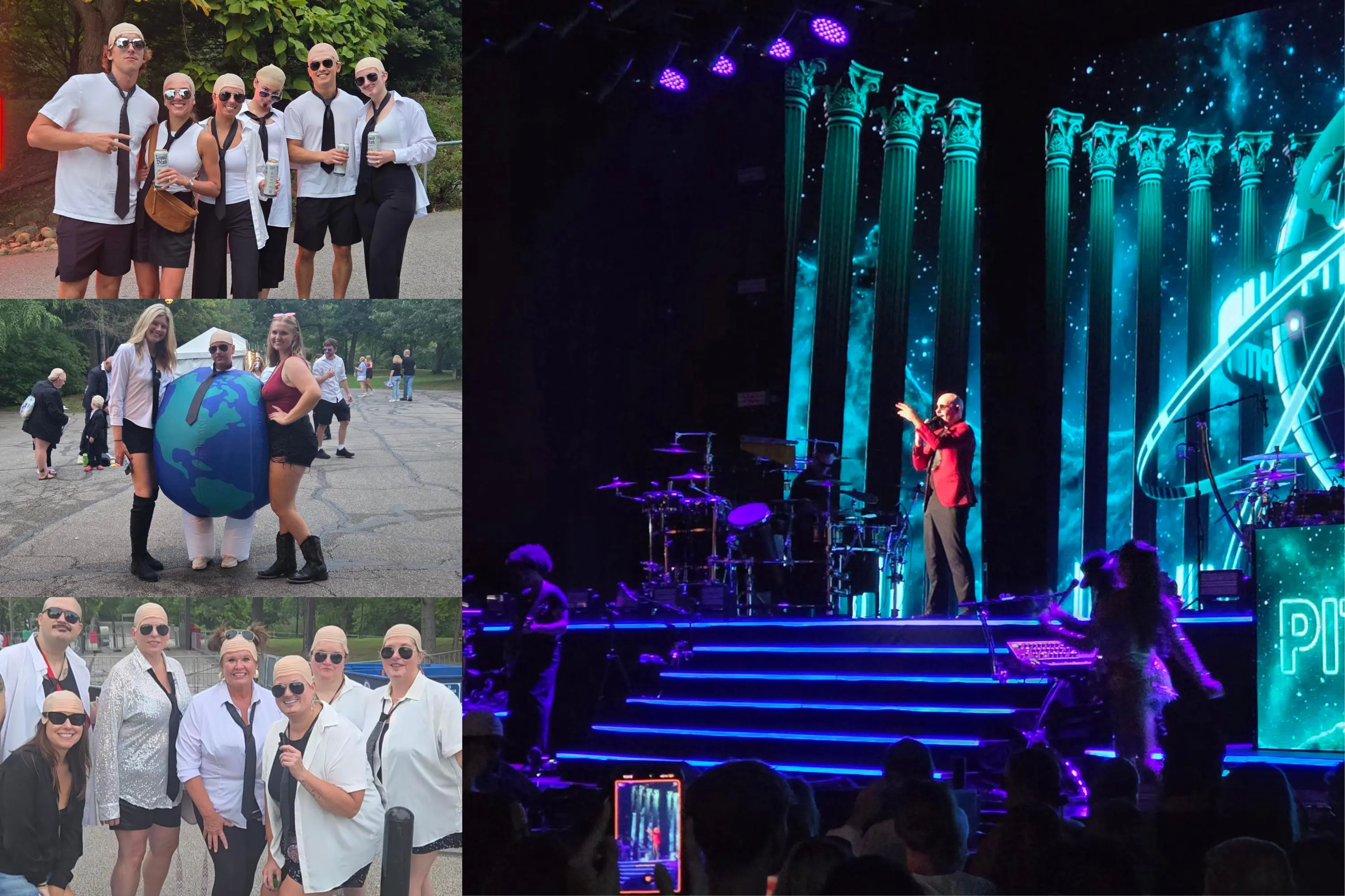 Pitbull Fans Showed Up in Style (and Bald Caps) for His Sold-Out Blossom Show