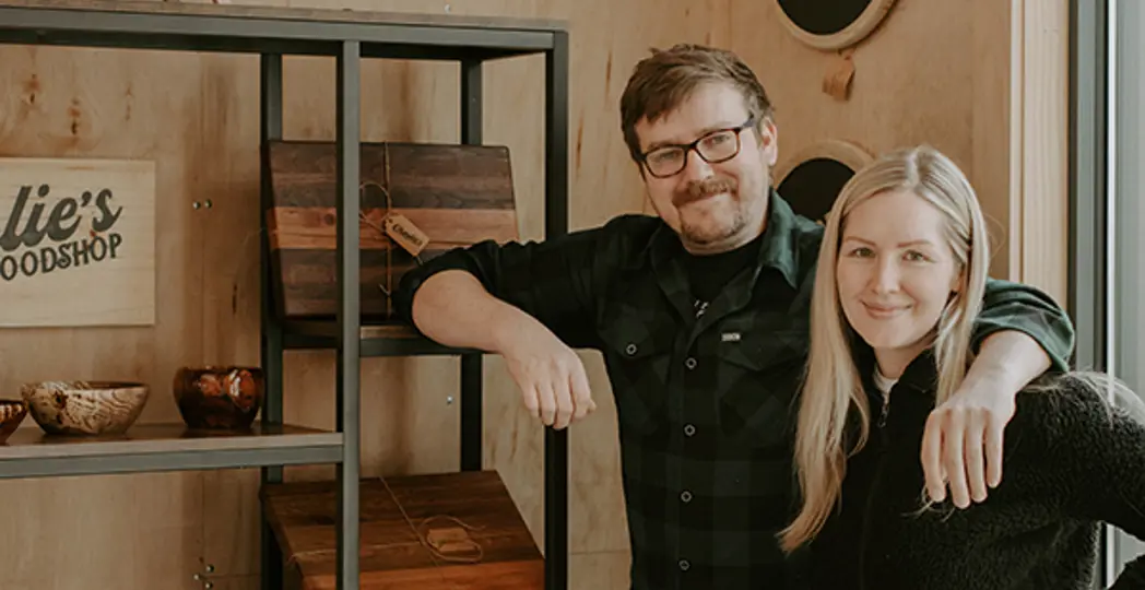 Alexis Grapentein, Courtesy Charlie's Woodshop