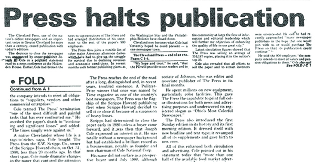 Cleveland State University, Michael Schwartz Library Collections