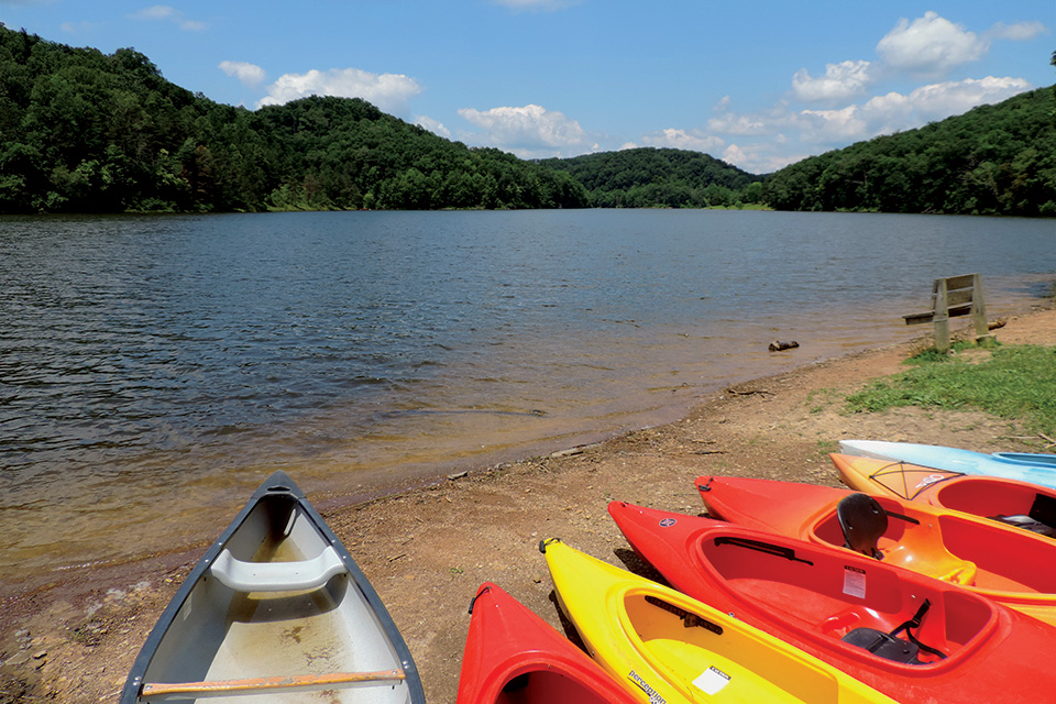Kayaks at Shawnee State Park in West Portsmouth, Ohio (photo courtesy of Ohio Department of Natural Resources) Kayaks at Shawnee State Park in West Portsmouth, Ohio (photo courtesy of Ohio Department of Natural Resources)