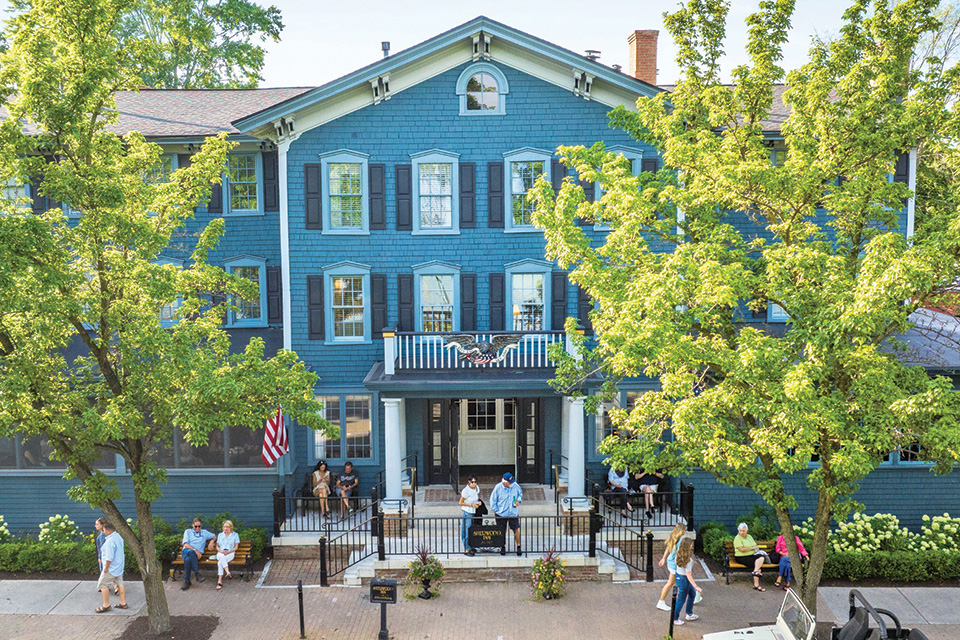 Exterior of Sherwood Inn in Skaneateles, New York (photo courtesy of Sherwood Inn) Exterior of Sherwood Inn in Skaneateles, New York (photo courtesy of Sherwood Inn)