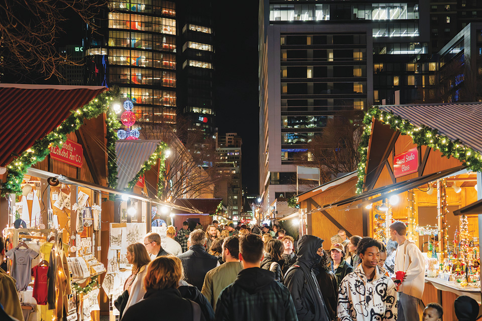 Peoples Gas Holiday Market in Pittsburgh, Pennsylvania (photo by Sarah Coker)