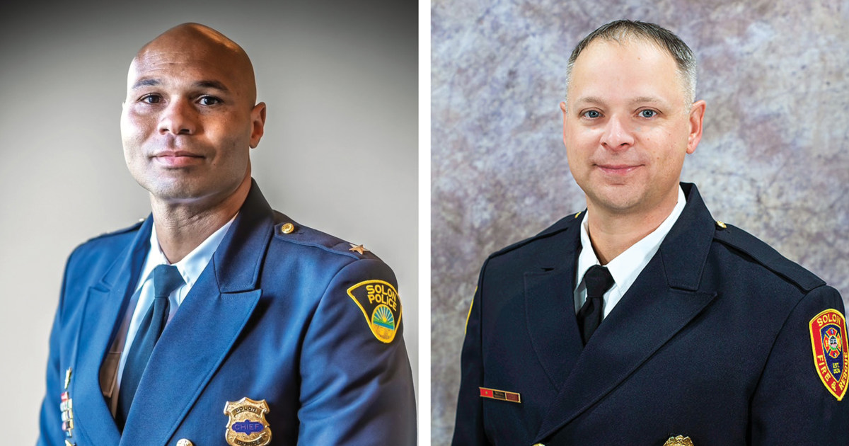 Behind the Badge: Meet Solon’s Police and Fire Chiefs