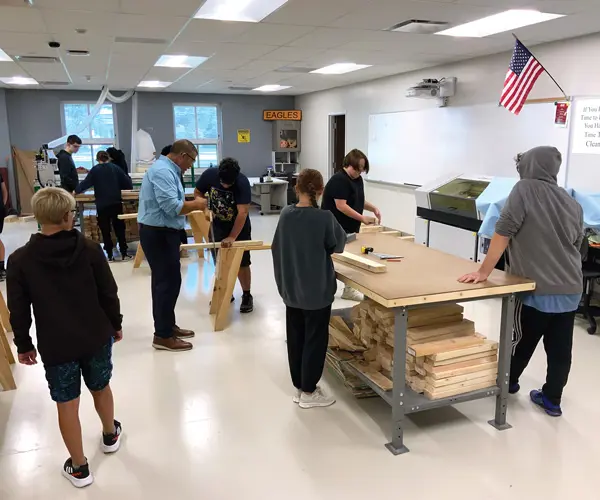Unique Class Builds Confidence and Introduces Students to the Trades
