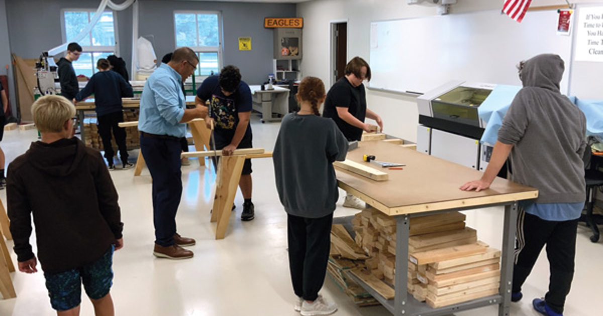 Unique Class Builds Confidence and Introduces Students to the Trades