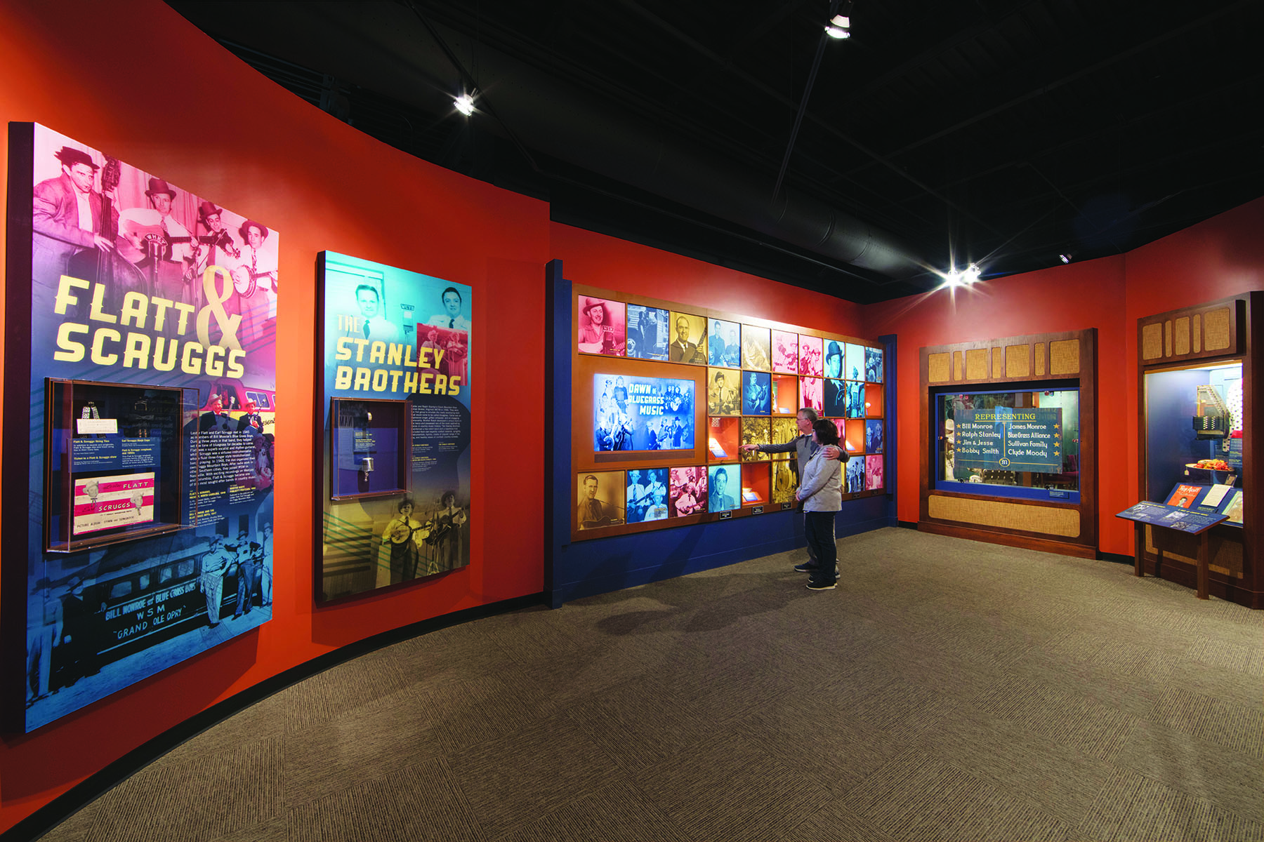 A gallery at the Bluegrass Music Hall of Fame and Museum in Owensboro, Kentucky (photo courtesy of destination)