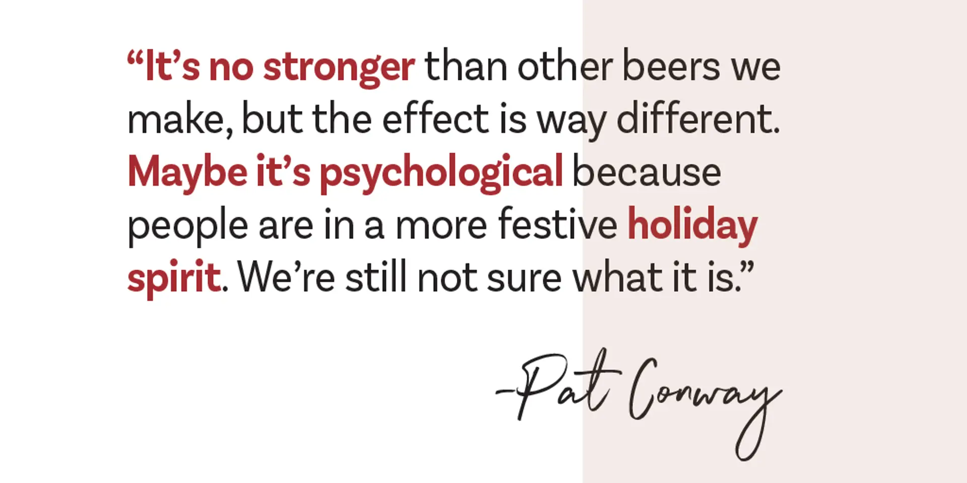 Great Lakes Brewing Co.'s Pat Conways 