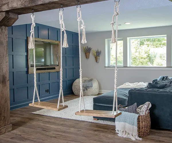 This Solon Basement Proves Entertainment a Whole Family Can Enjoy