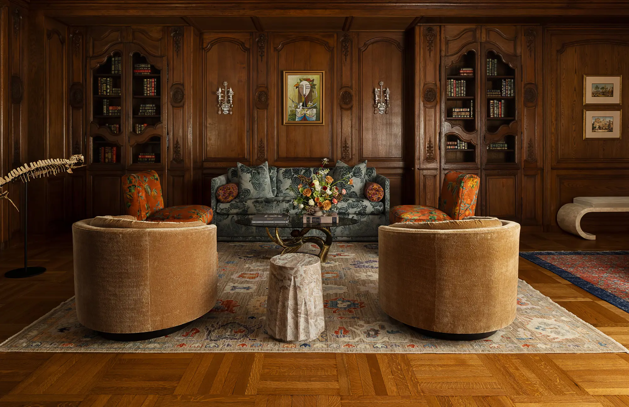 A Shaker Heights Library Repurposes Panelings From a New York City Penthouse