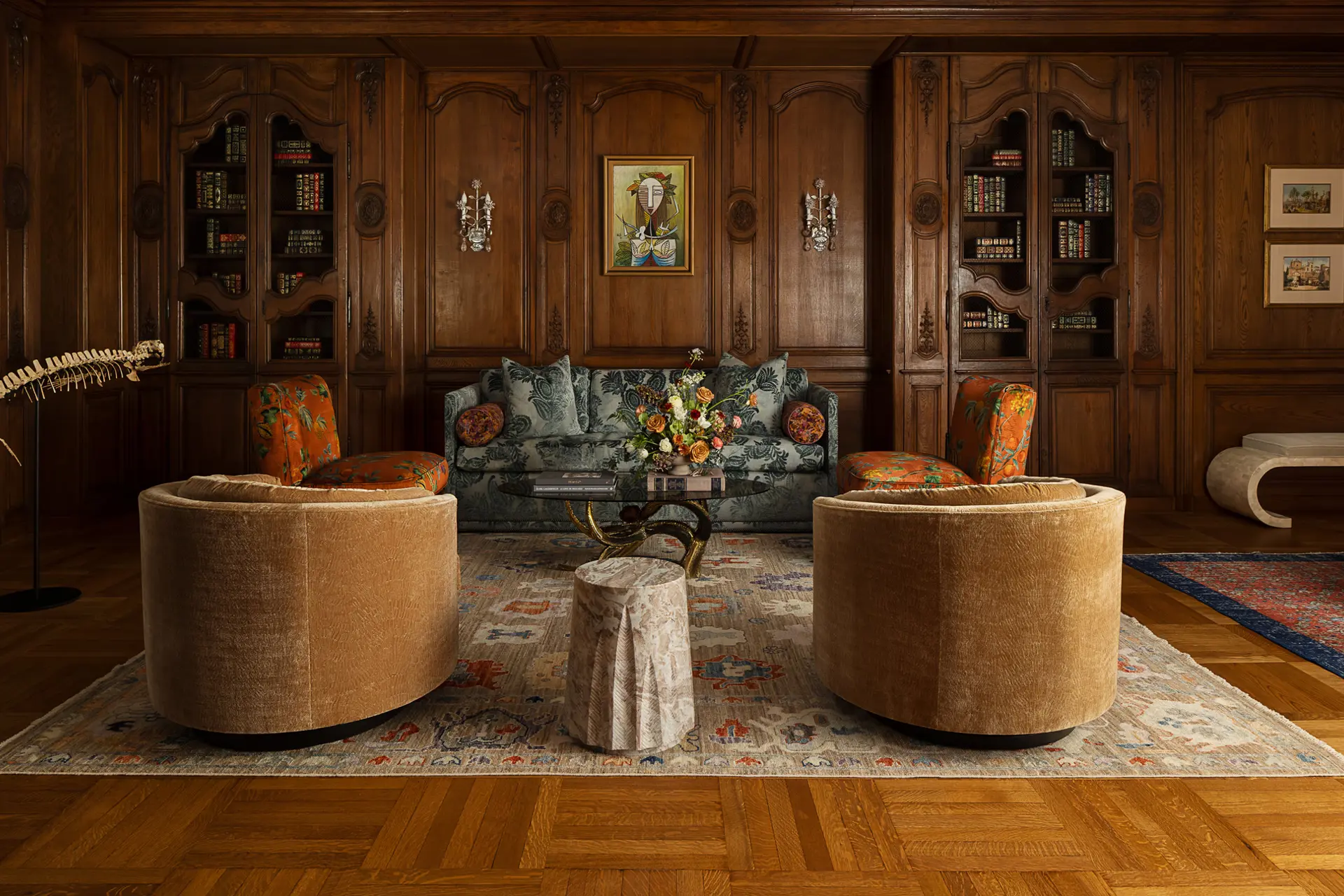 A Shaker Heights Library Repurposes Panelings From a New York City Penthouse