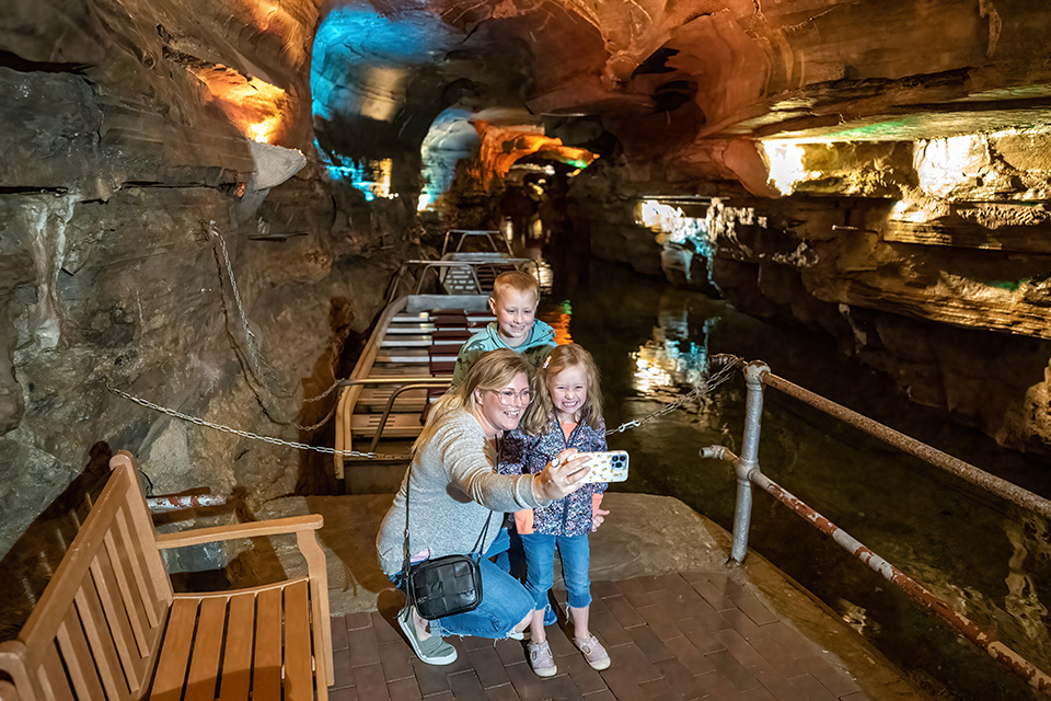 Family at Howe Caverns in Howes Cave, New York (photo courtesy of Visit Schoharie County) Family at Howe Caverns in Howes Cave, New York (photo courtesy of Visit Schoharie County)