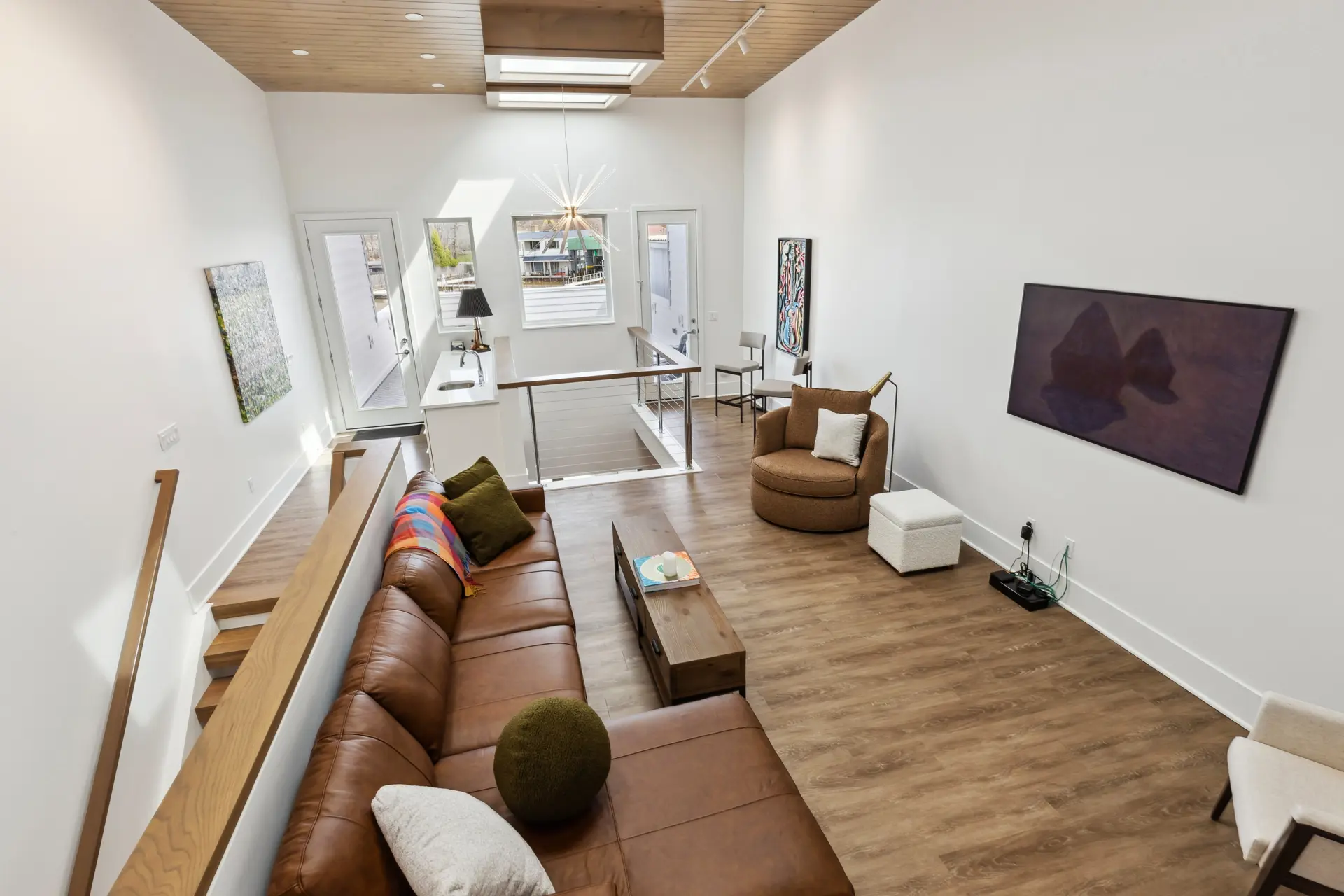 This Waterfront Boathouse Is on the Water, Literally