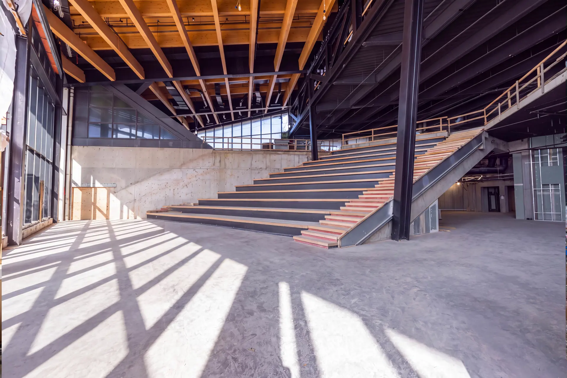Interior of Rock Hall expansion
