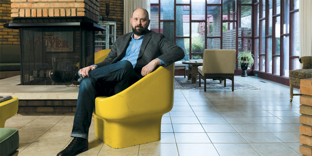 Peter Grebus is the current president of Forest Hill Home Owners Association. | PHOTOGRAPHED BY JASON MILLER