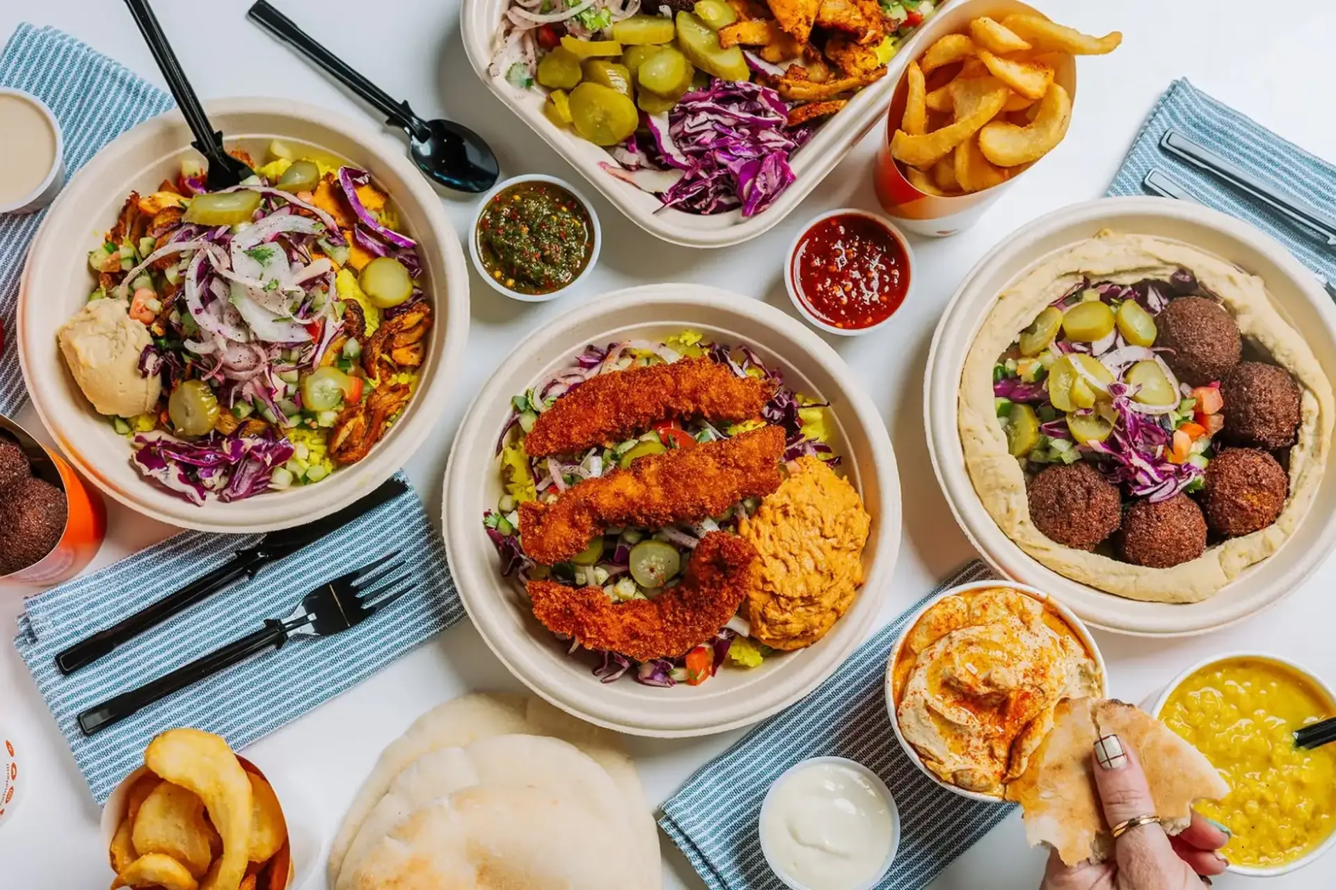 Naf Naf Middle Eastern Grill Now Open in Downtown Cleveland
