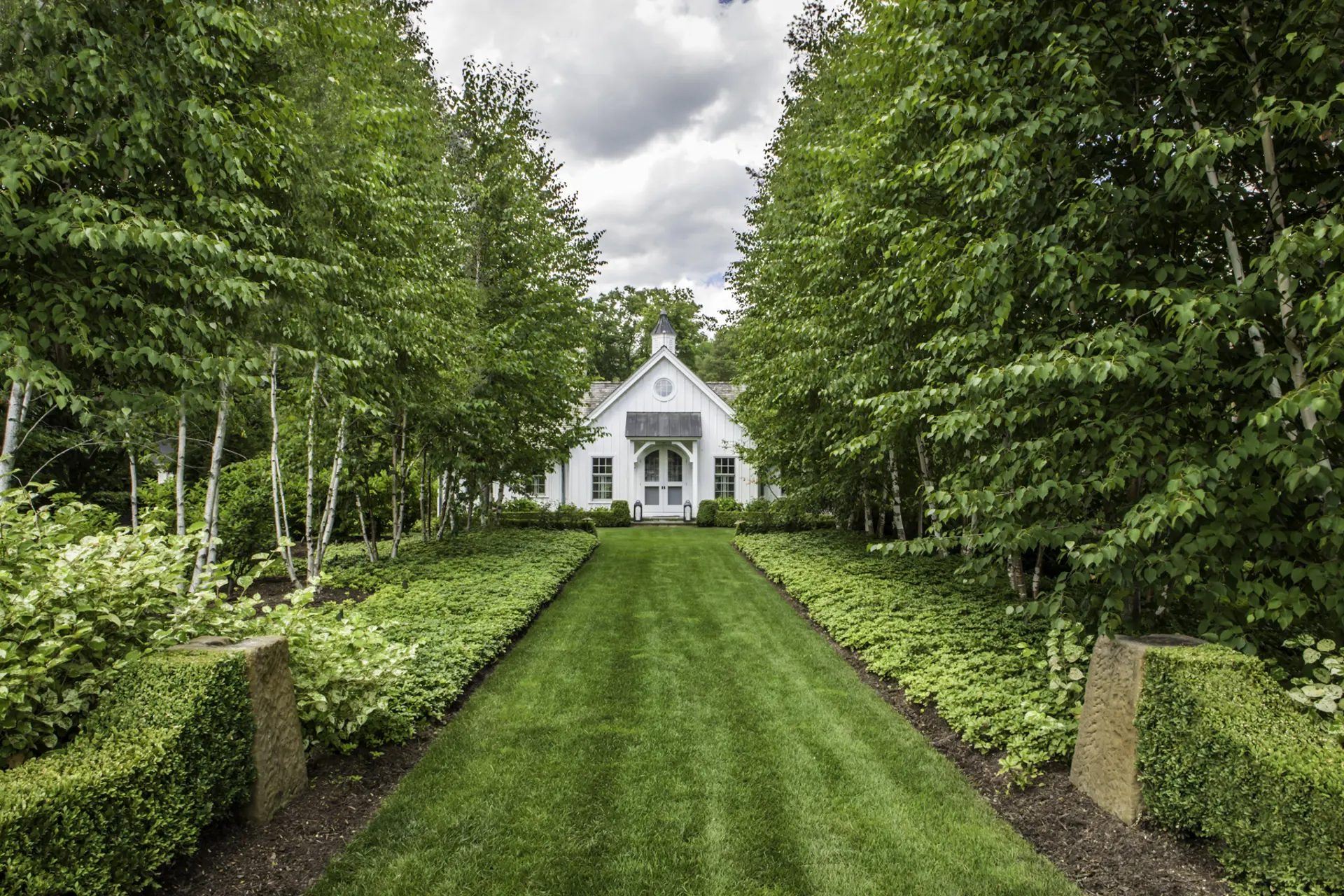 Lawn Allees Give These Northeast Ohio Properties a Grand Entrance