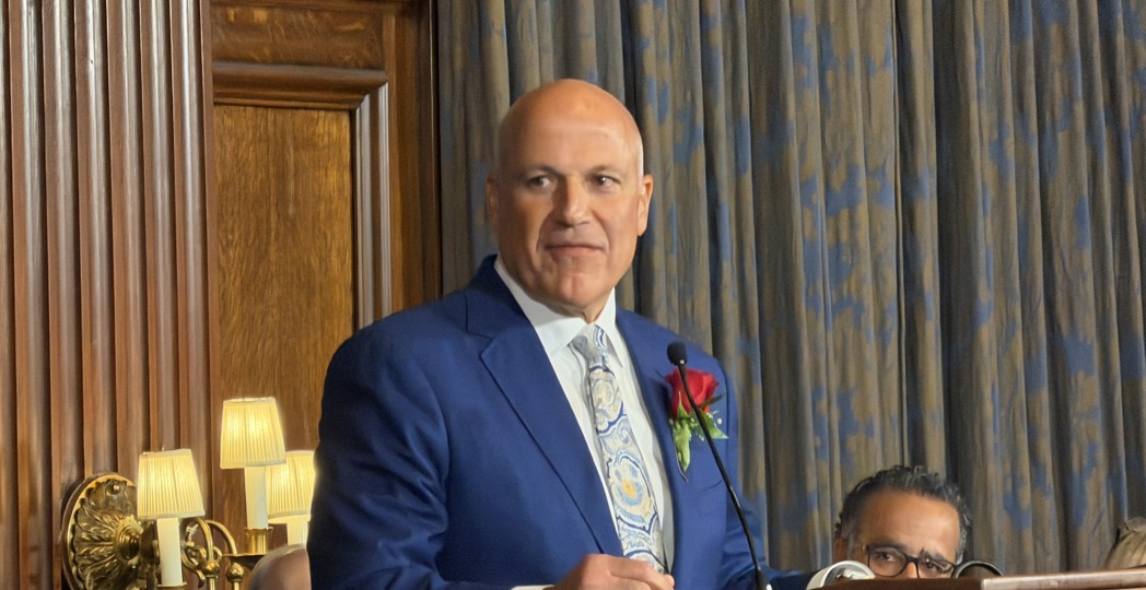 Former CEO Sherwin-Williams John Morikis 2025 Business Hall of Fame at the Union Club of Cleveland