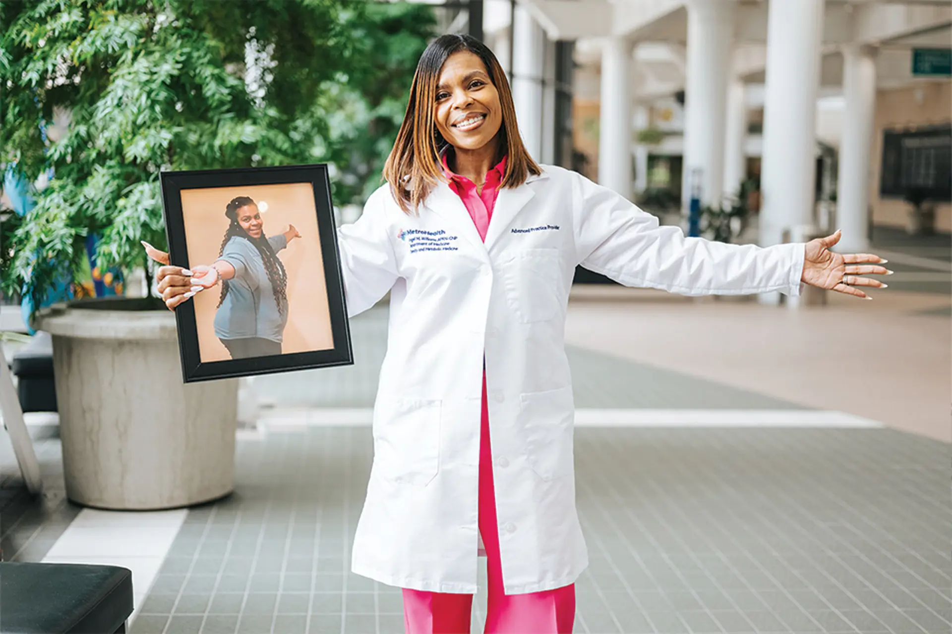 Angel Williams, APRN-CNP, once needed support on her weight loss journey — now she shares her success to inspire others.