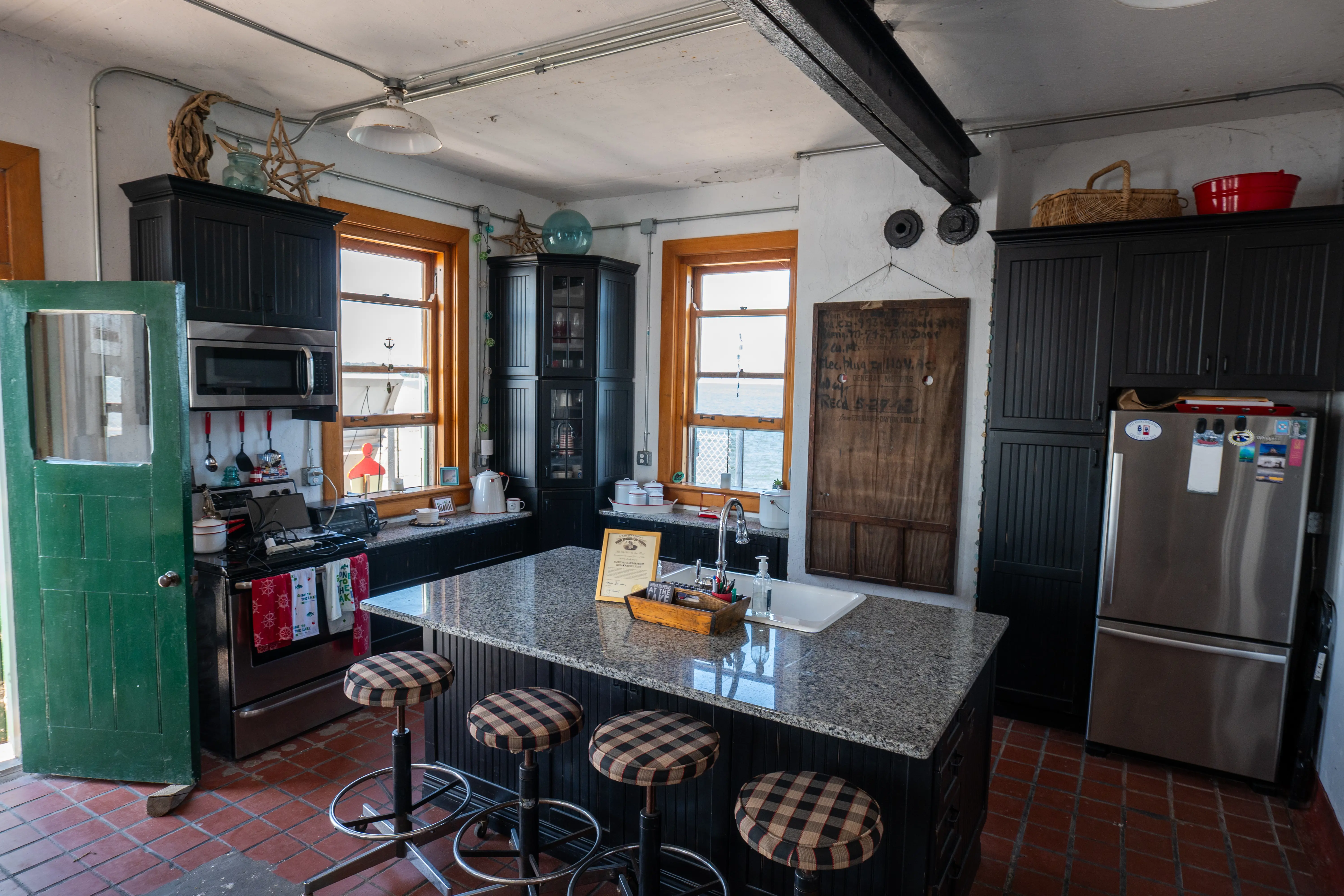 kitchen of Fairport Harbor lighthouse